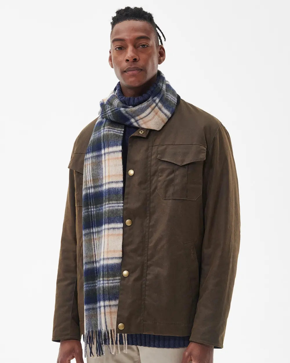 Barbour sciarpa new check tartan