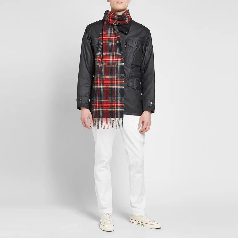 Barbour sciarpa new check tartan