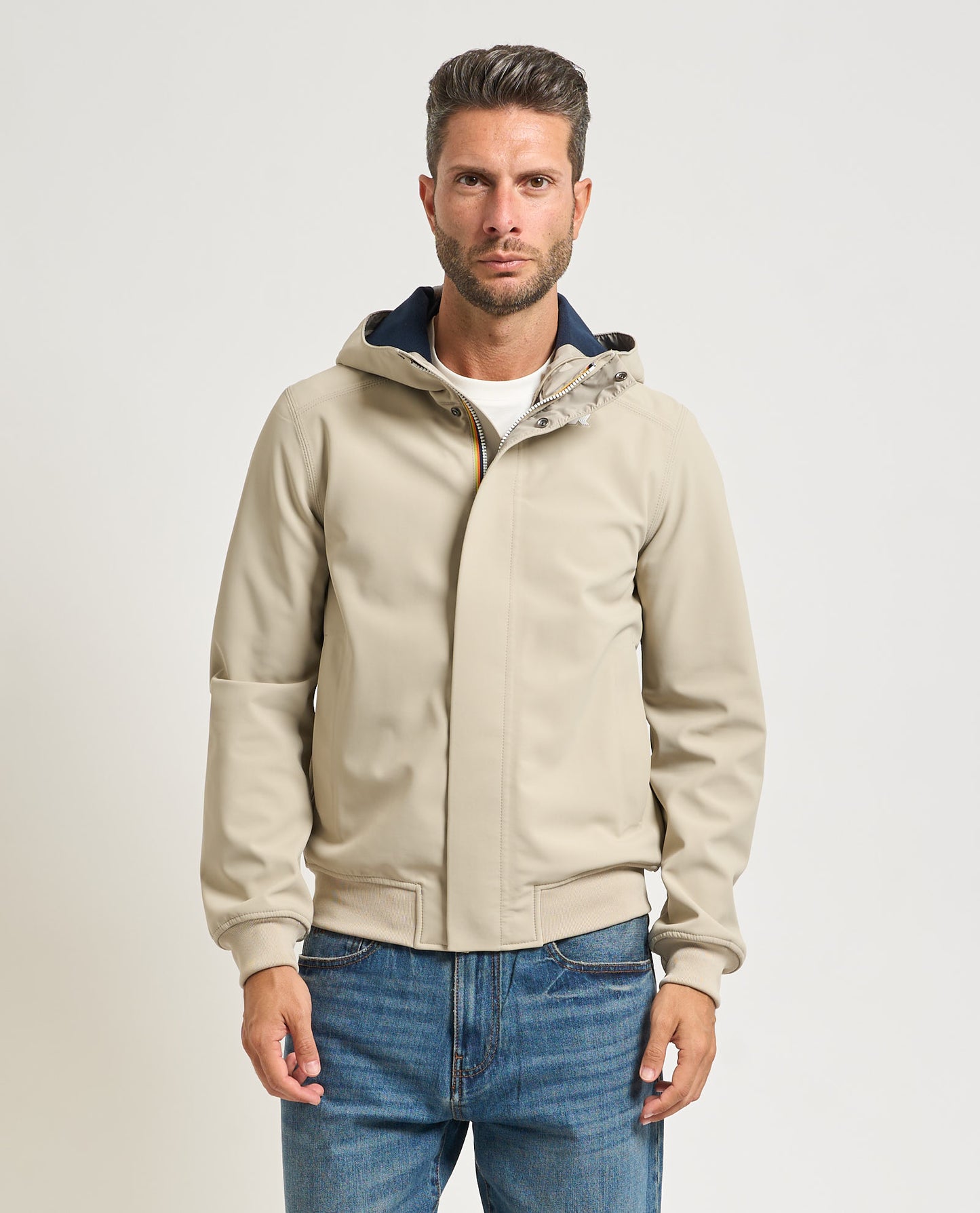 K-WAY Giubbotto in tessuto tecnico stretch JOACHIM BONDED