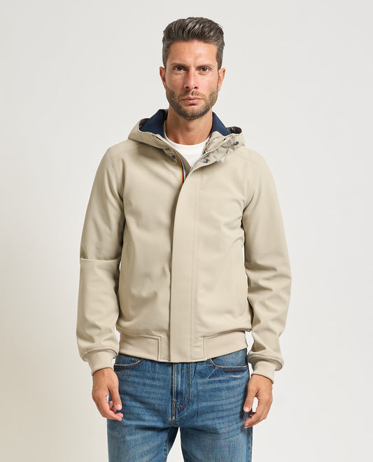 K-WAY Giubbotto in tessuto tecnico stretch JOACHIM BONDED