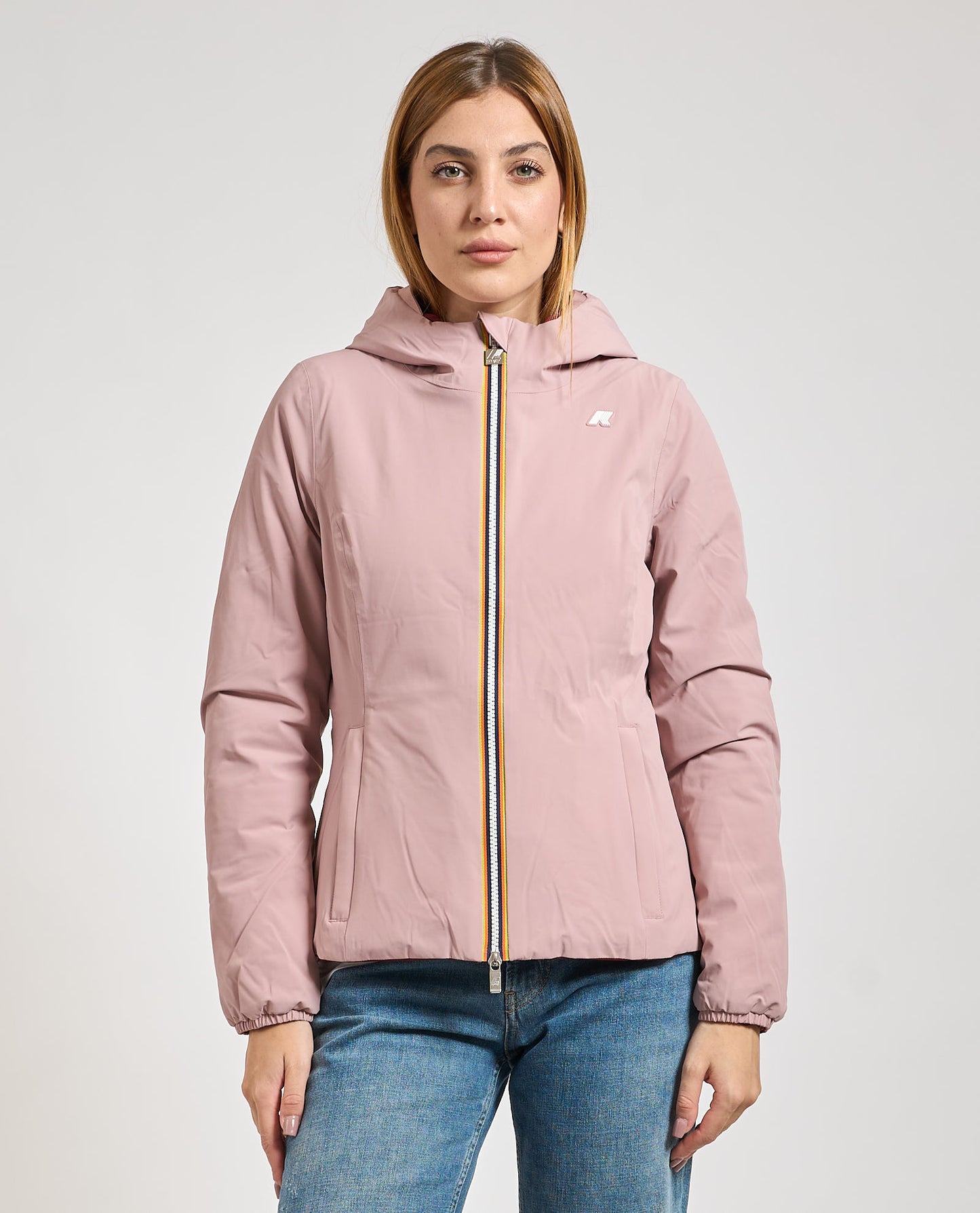 K-WAY Giubbotto donna corto reversibile LILY ST WARM DOUBLE