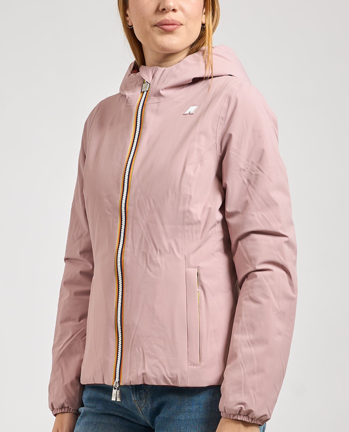 K-WAY Giubbotto donna corto reversibile LILY ST WARM DOUBLE