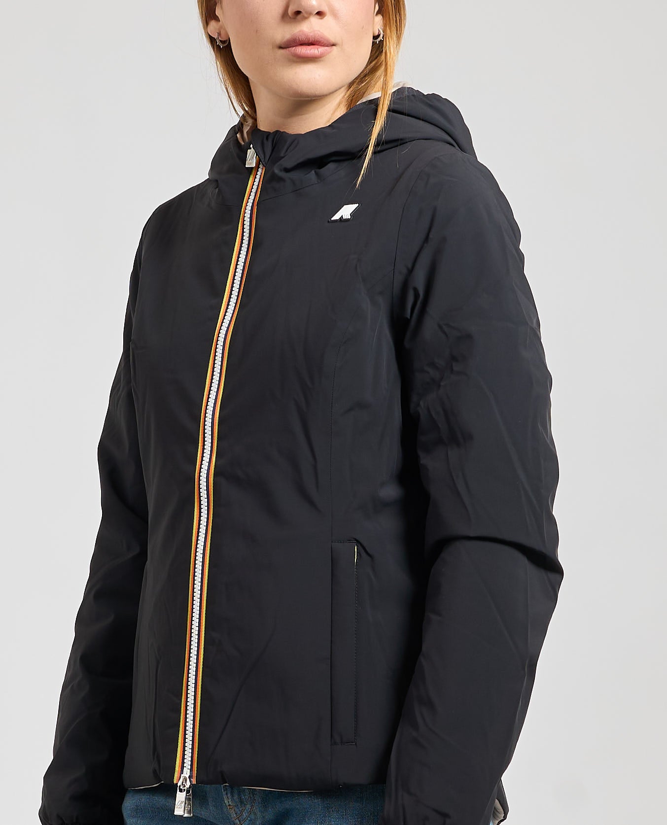 K-WAY Giubbotto donna corto reversibile LILY ST WARM DOUBLE