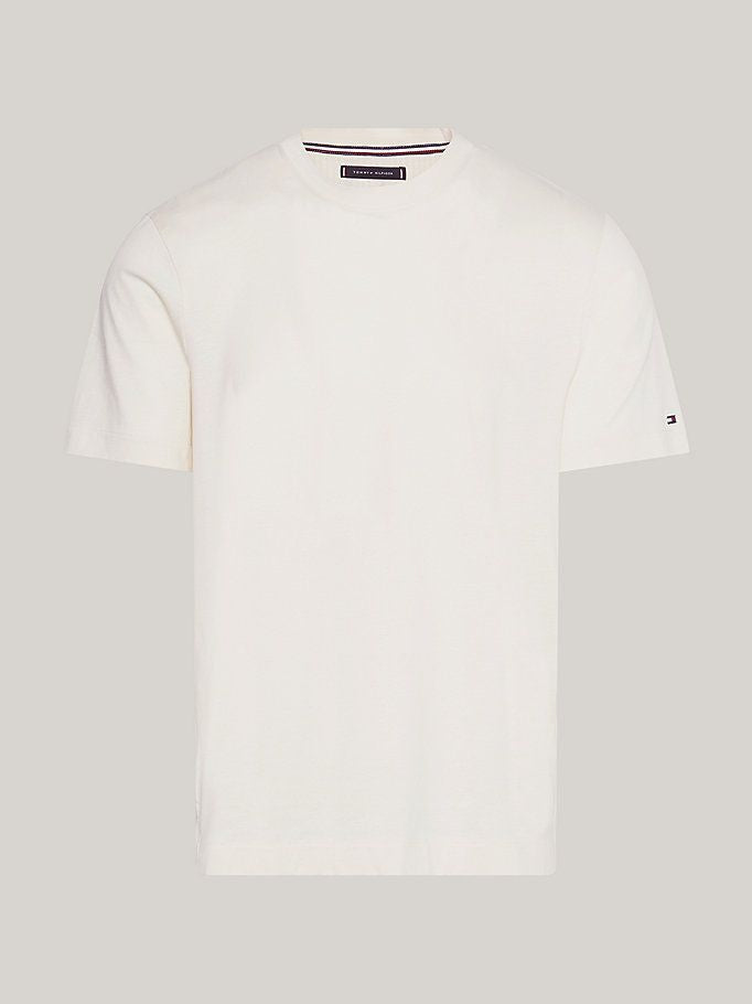 TOMMY HILFIGER T-Shirt girocollo in cotone mercerizzato regular fit
