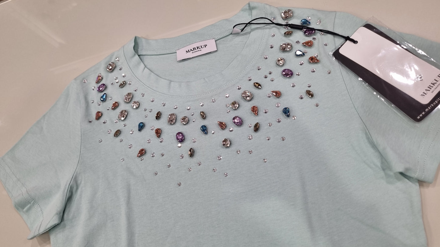 MARKUP T-shirt castoni colorati
