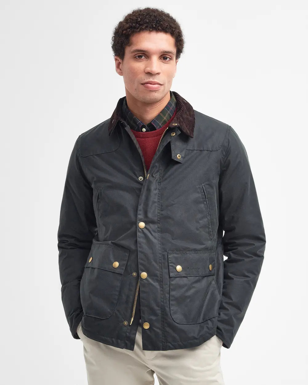 BARBOUR Giacca in cotone cerato Reelin wax jacket