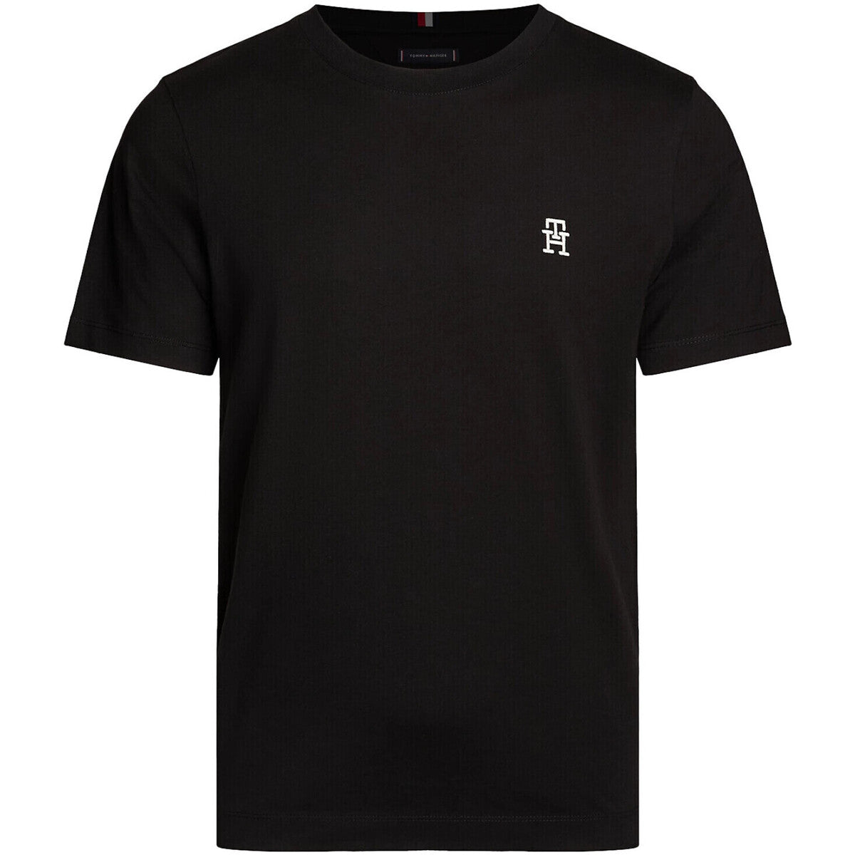 TOMMY HILFIGER T-Shirt maniche corte girocollo con monogramma ricamato