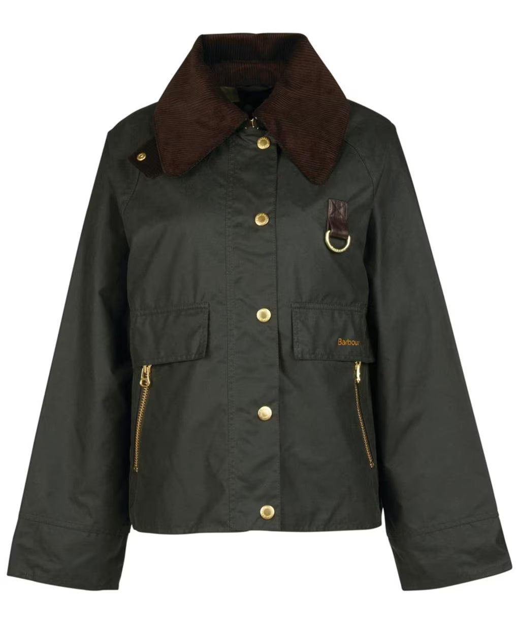 BARBOUR Giubbotto a trapezio CATTON WAX
