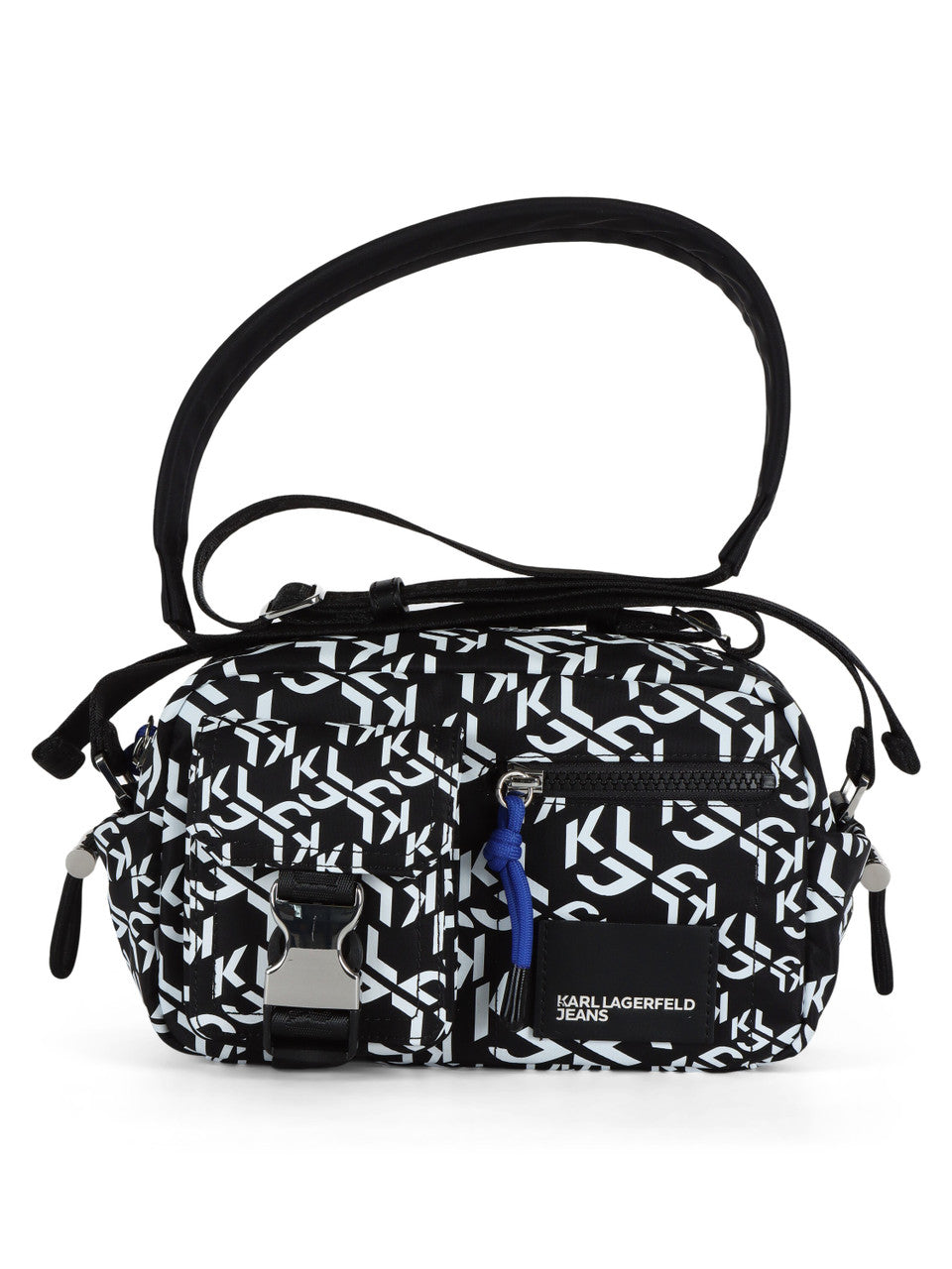 KARL LAGERFELD Borsa a spalla street nylon stampa monogram
