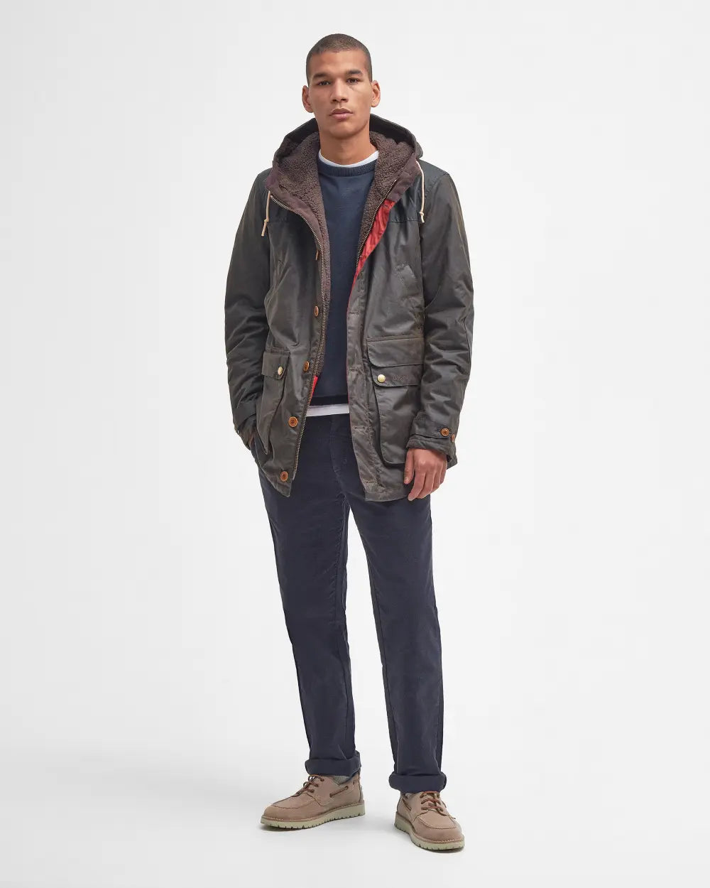 Barbour giaccone in cotone cerato Game Parka