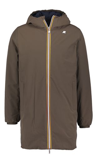 K-WAY Giubbotto uomo lunghezza 3/4 JACOB ST WARM DOUBLE