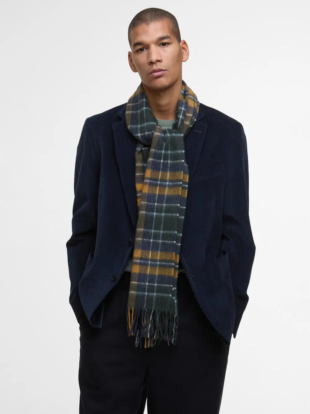 Barbour sciarpa new check tartan