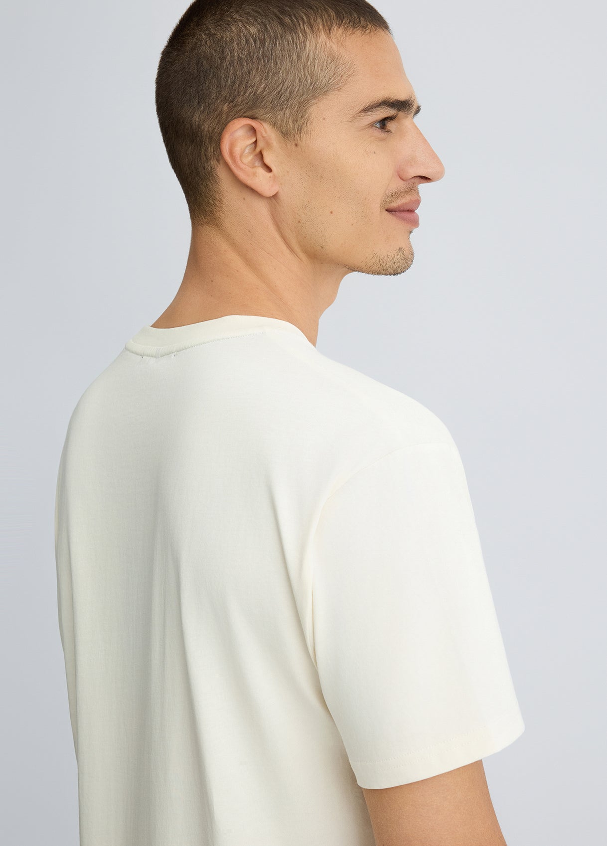 LIU JO T-Shirt maniche corte girocollo con stampa frontale blu timbri postali