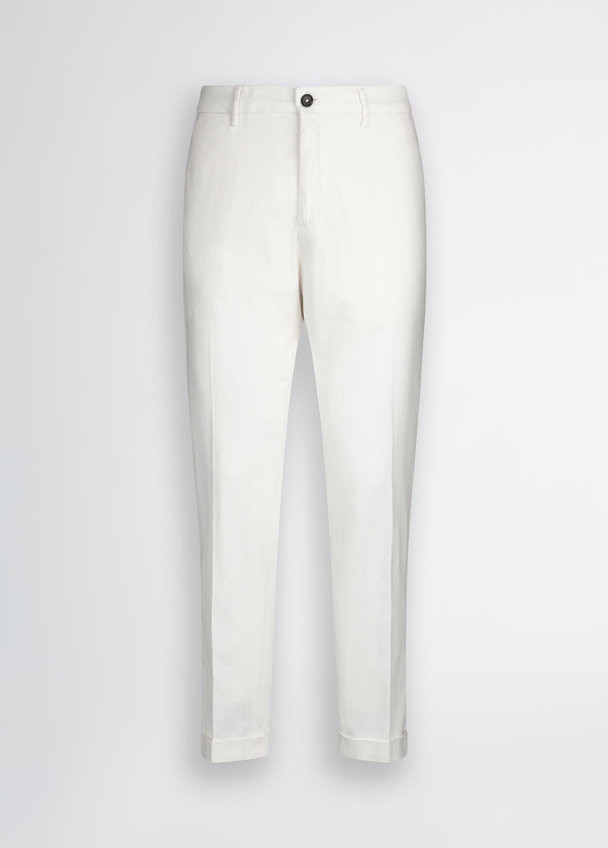 LIU JO Pantaloni chino uomo in tessuto rescato diagonale