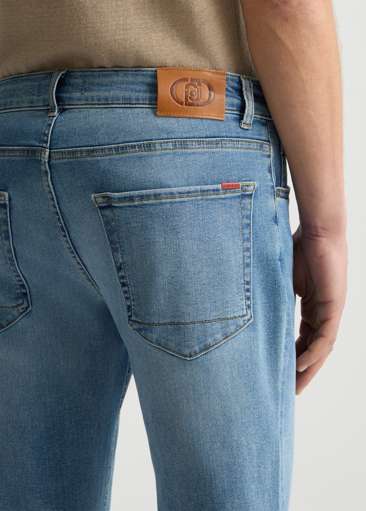 LIU JO Jeans uomo skinny lavaggio medio modello SCOTT
