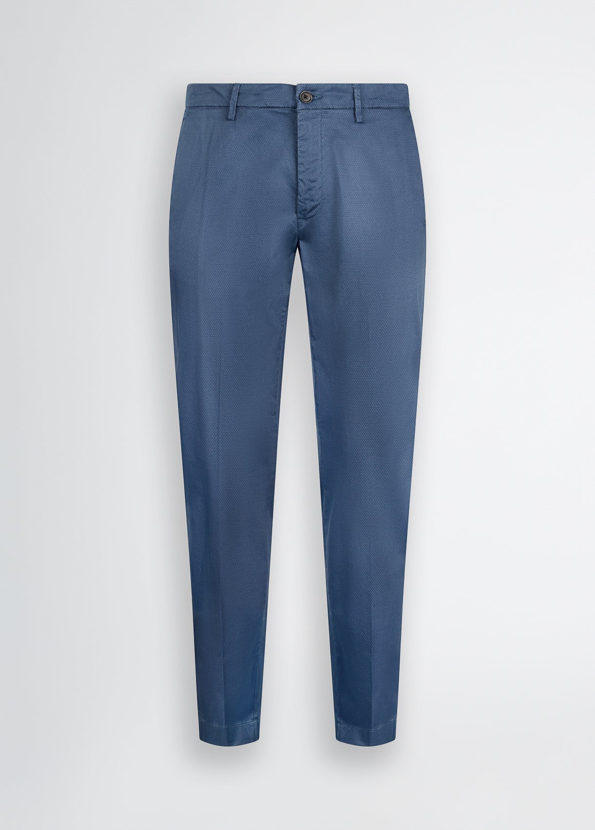 LIU JO Pantaloni uomo chino microperato bluette jacquard