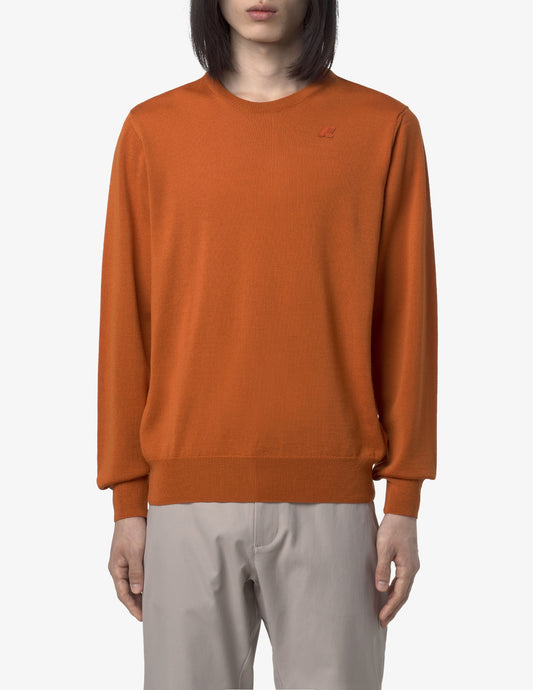 K-WAY Maglia girocollo 100%lana merino SEBASTIEN MERINO