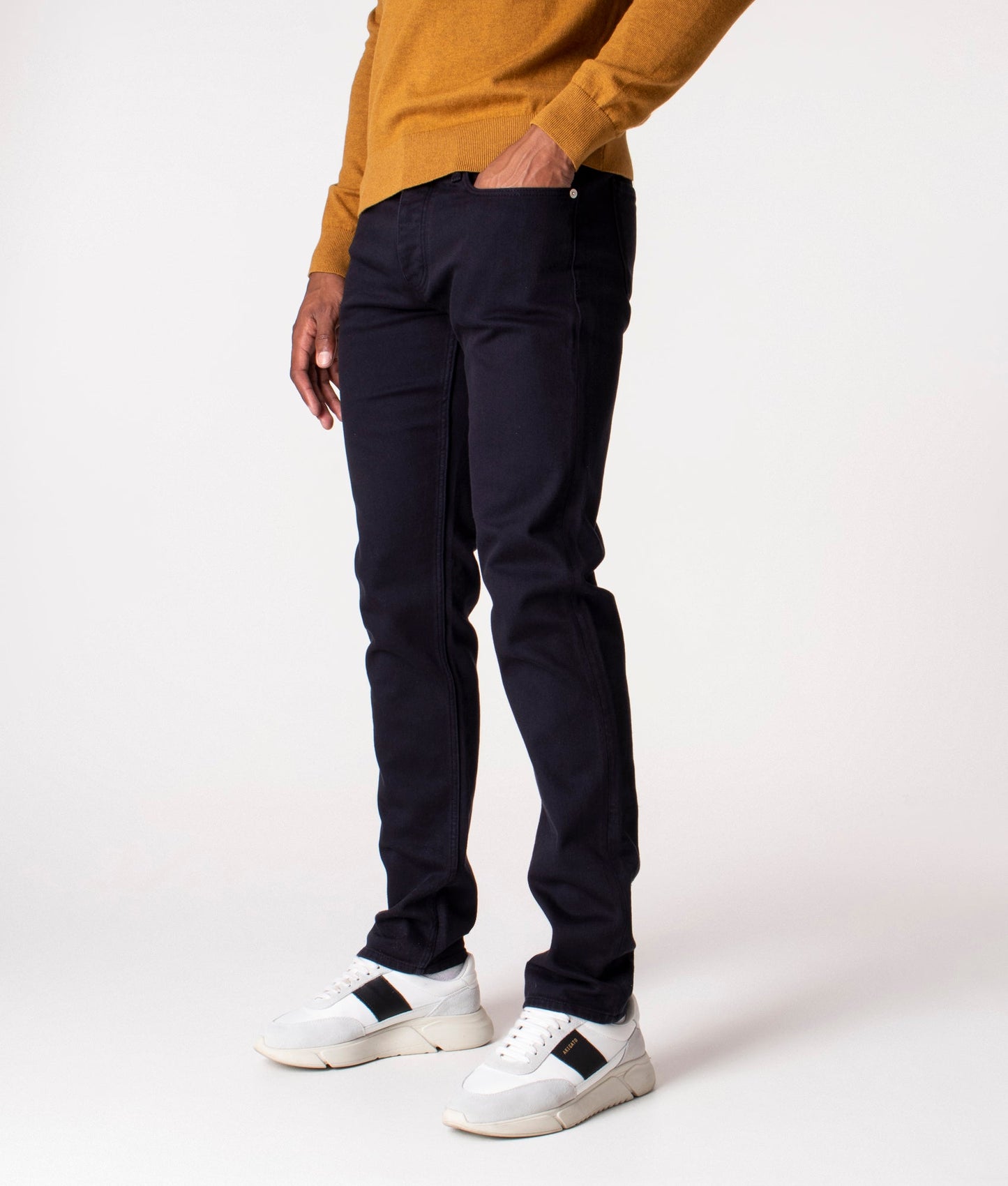 EMPORIO ARMANI Jeans in bull elasticizzato blu scuro gamba slim