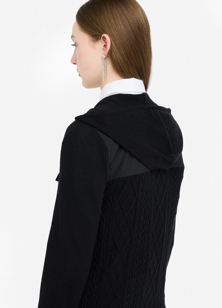 LIU JO Maglia cardigan con zip bitessuto
