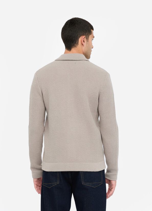 LIU JO Maglia cardigan con bottoni e tasche a toppa in contrasto
