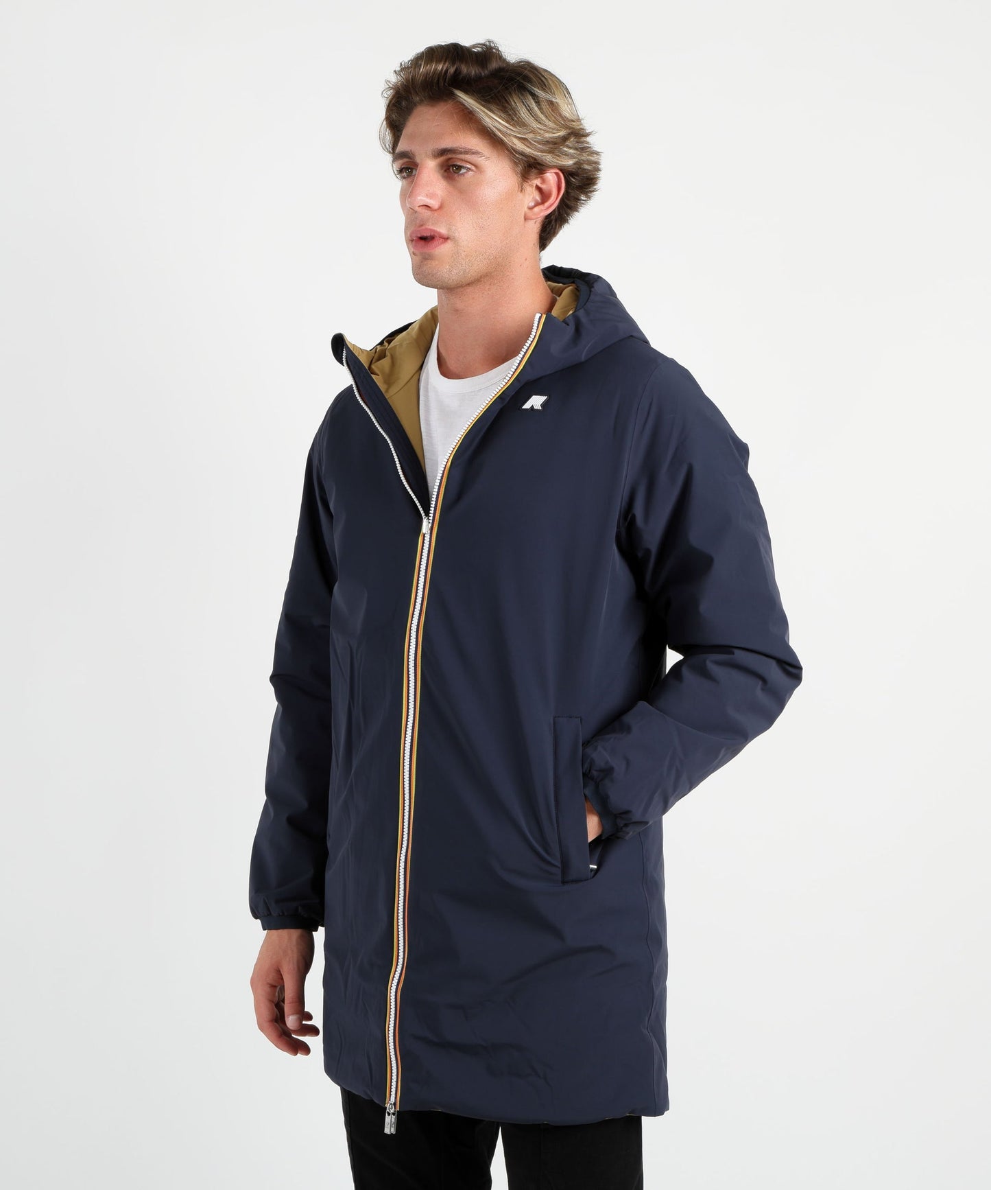 K-WAY Giubbotto uomo lunghezza 3/4 JACOB ST WARM DOUBLE