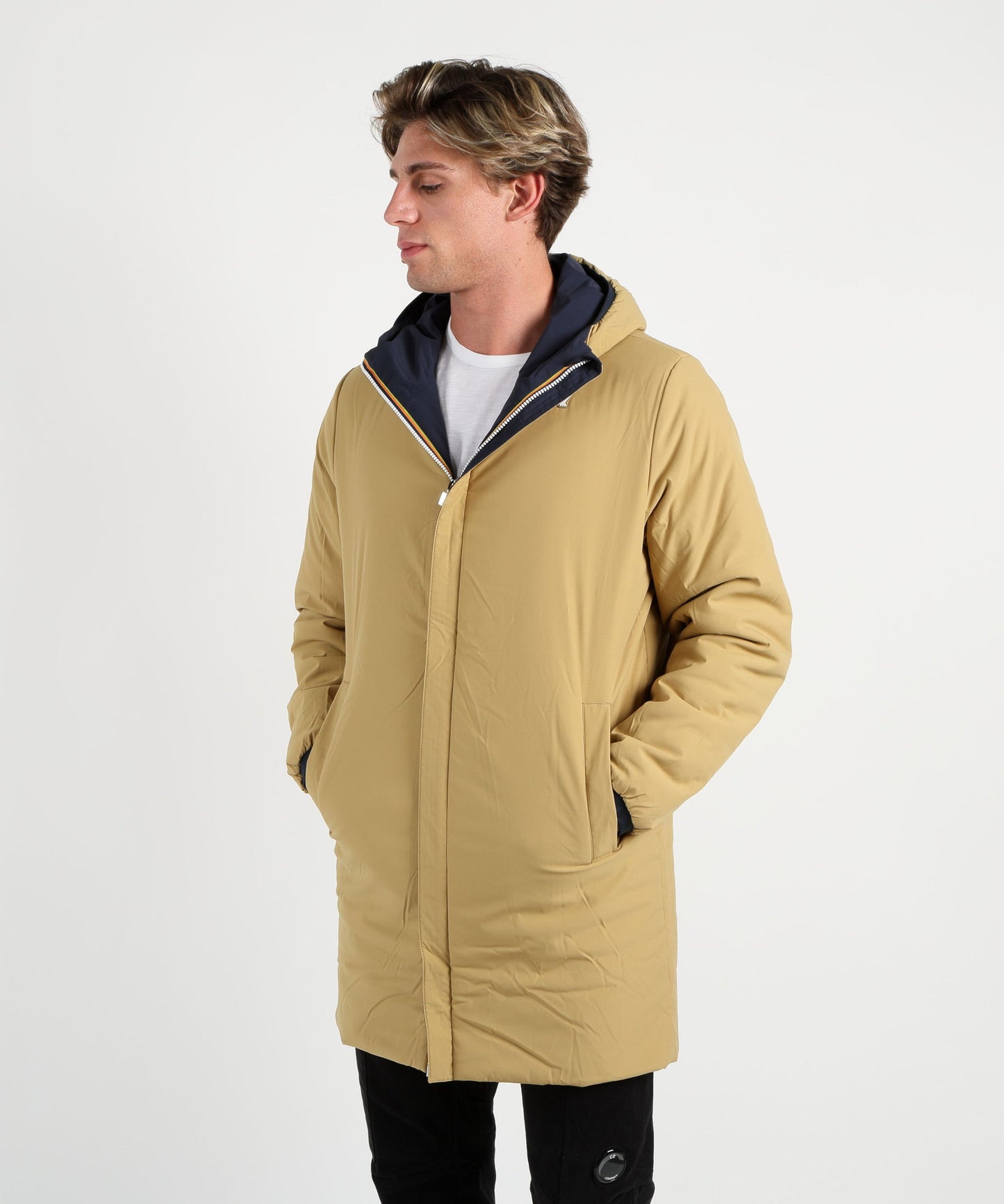 K-WAY Giubbotto uomo lunghezza 3/4 JACOB ST WARM DOUBLE