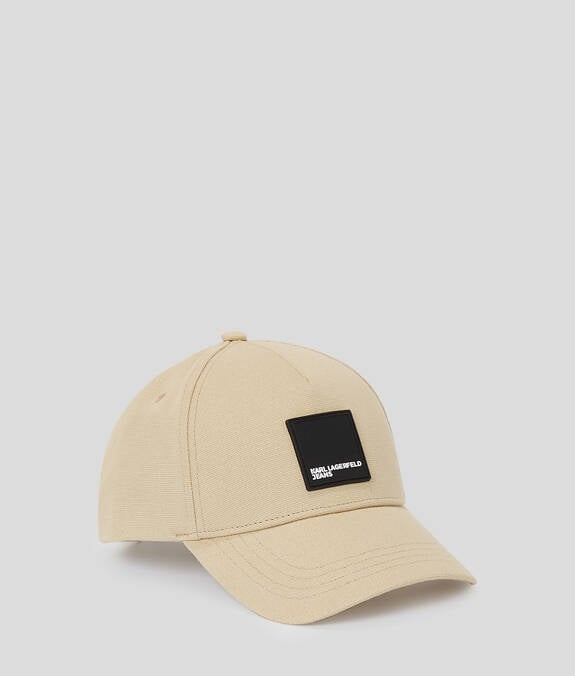 KARL LAGERFELD Cappello da baseball con visiera e patch frontale