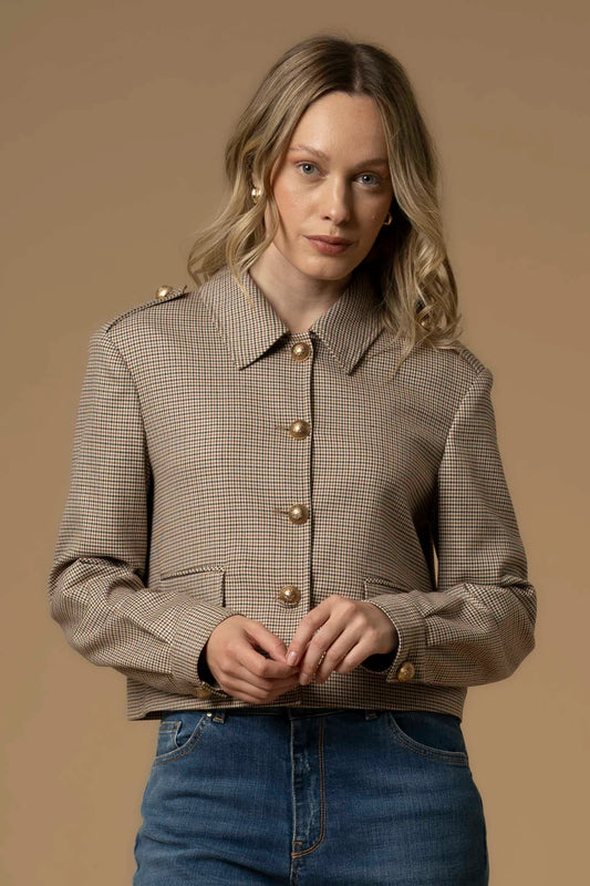 KOCCA Giacca corta con colletto JENESIO