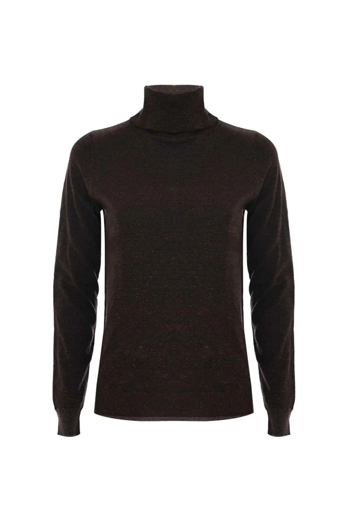 KOCCA maglia a collo alto in lurex MAURICIA