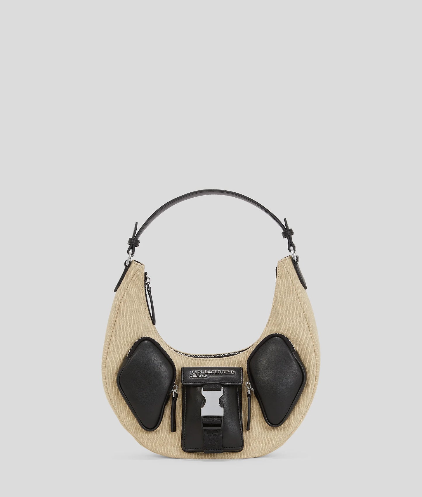 KARL LAGERFELD JEANS Borsa utility a spalla mezzaluna