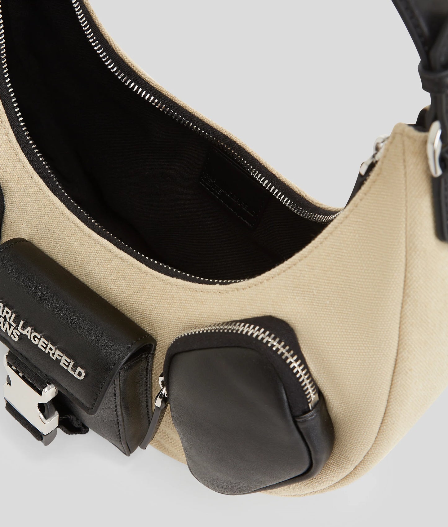KARL LAGERFELD JEANS Borsa utility a spalla mezzaluna