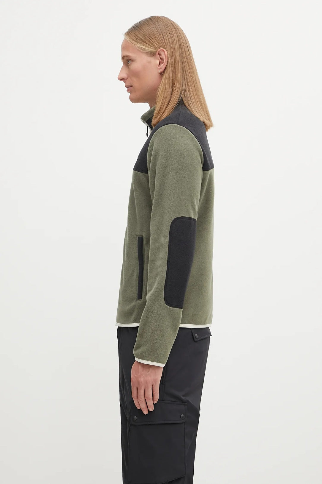 NAPAPIJRI Felpa con zip in pile e contrasti di colore sul petto T-DERGANA FZ