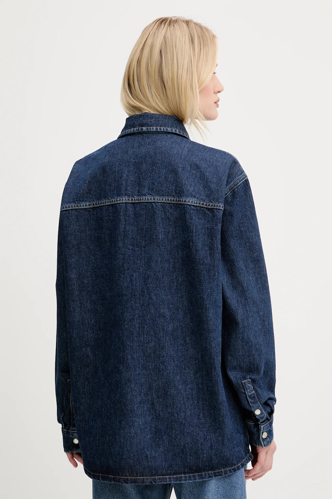 KARL LAGERFELD JEANS Giubbotto in denim vestibilità over