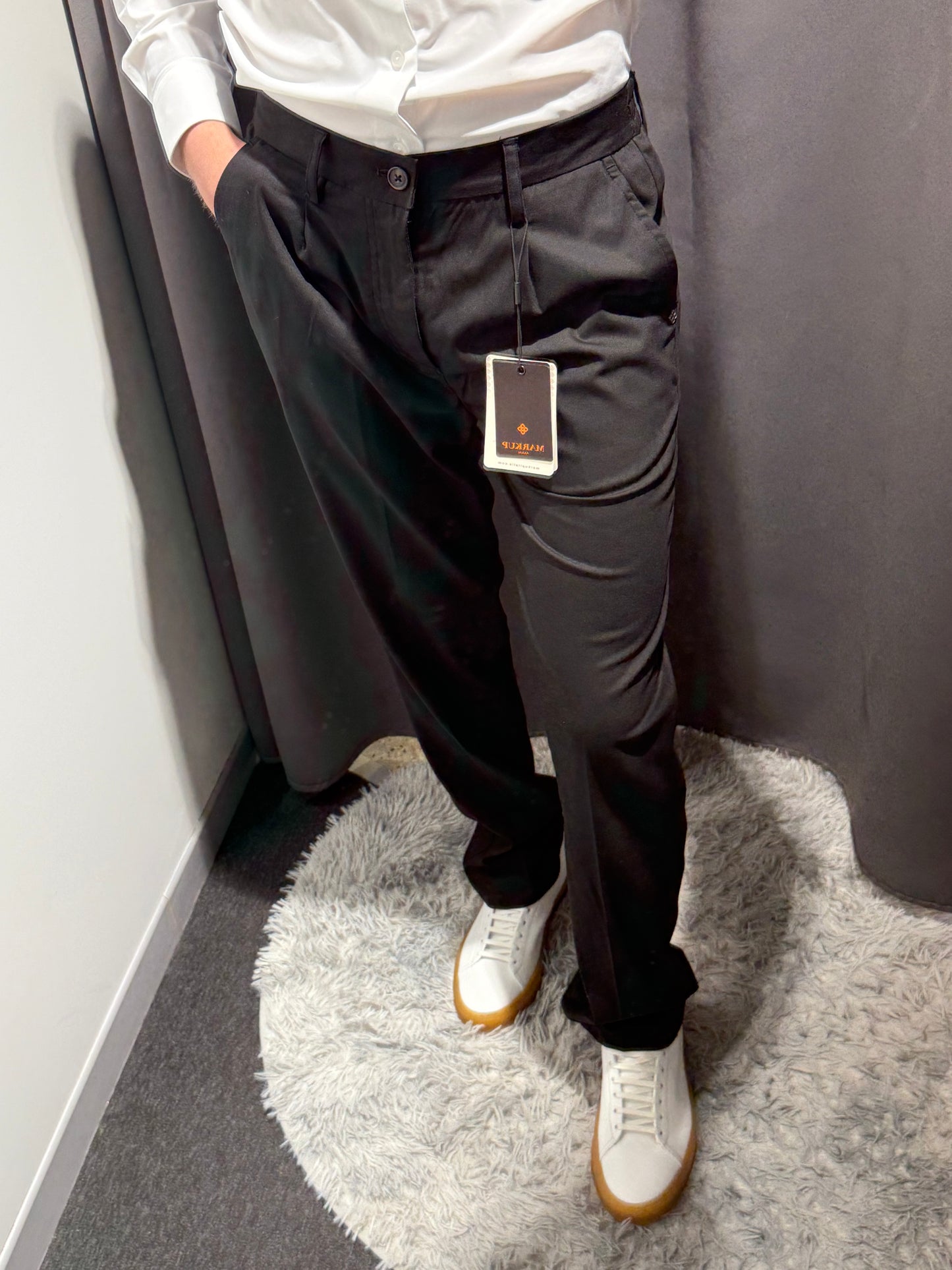 MARKUP Pantaloni jogger con molla e coulisse al punto vita