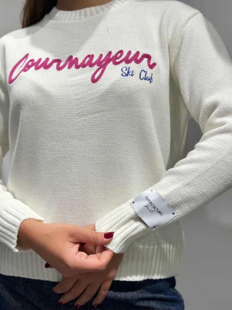 SUPERCULTURE Maglia courmayeur ski club