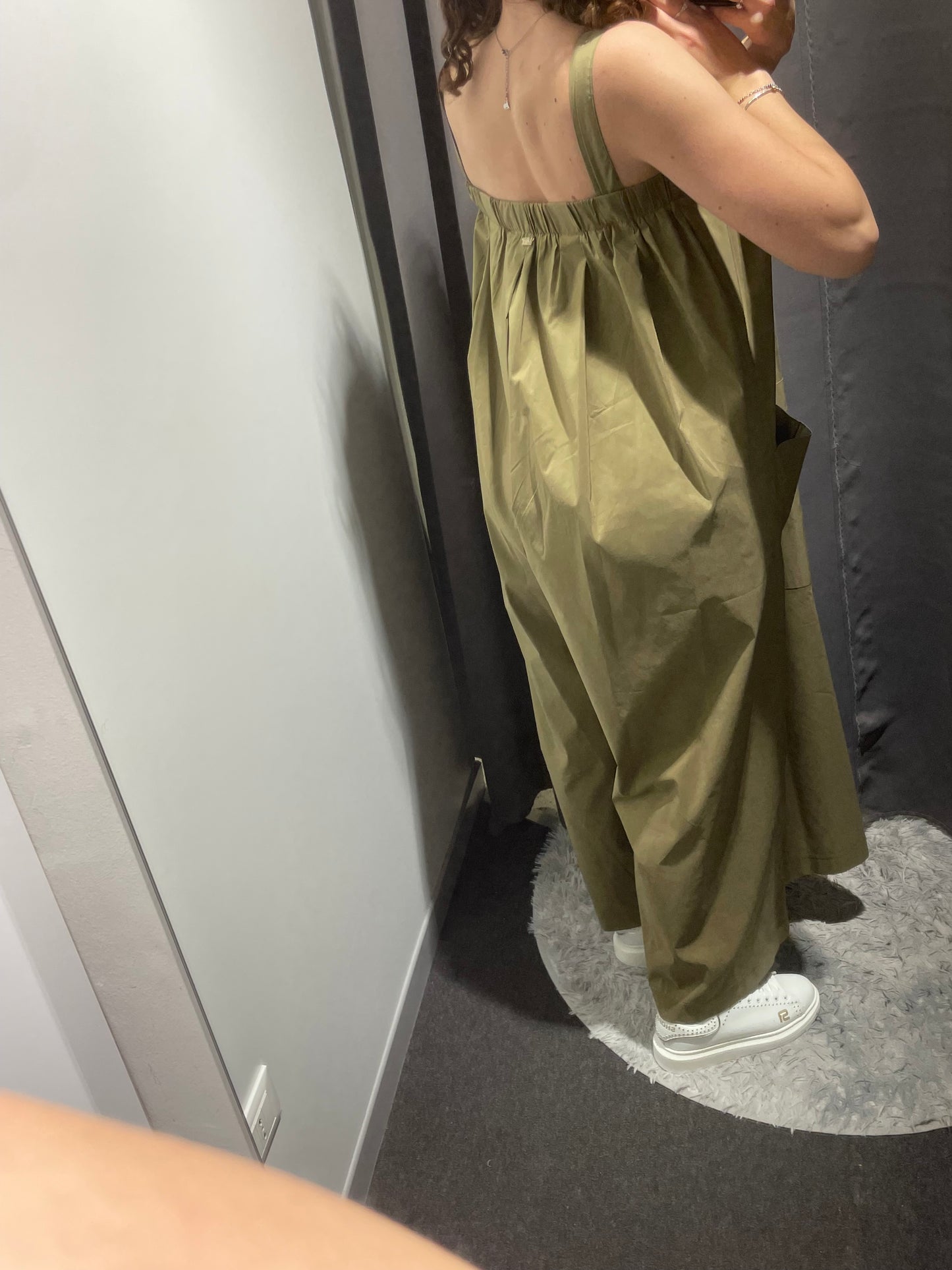 MARKUP Tuta in popeline di cotone con pantaloni ampi