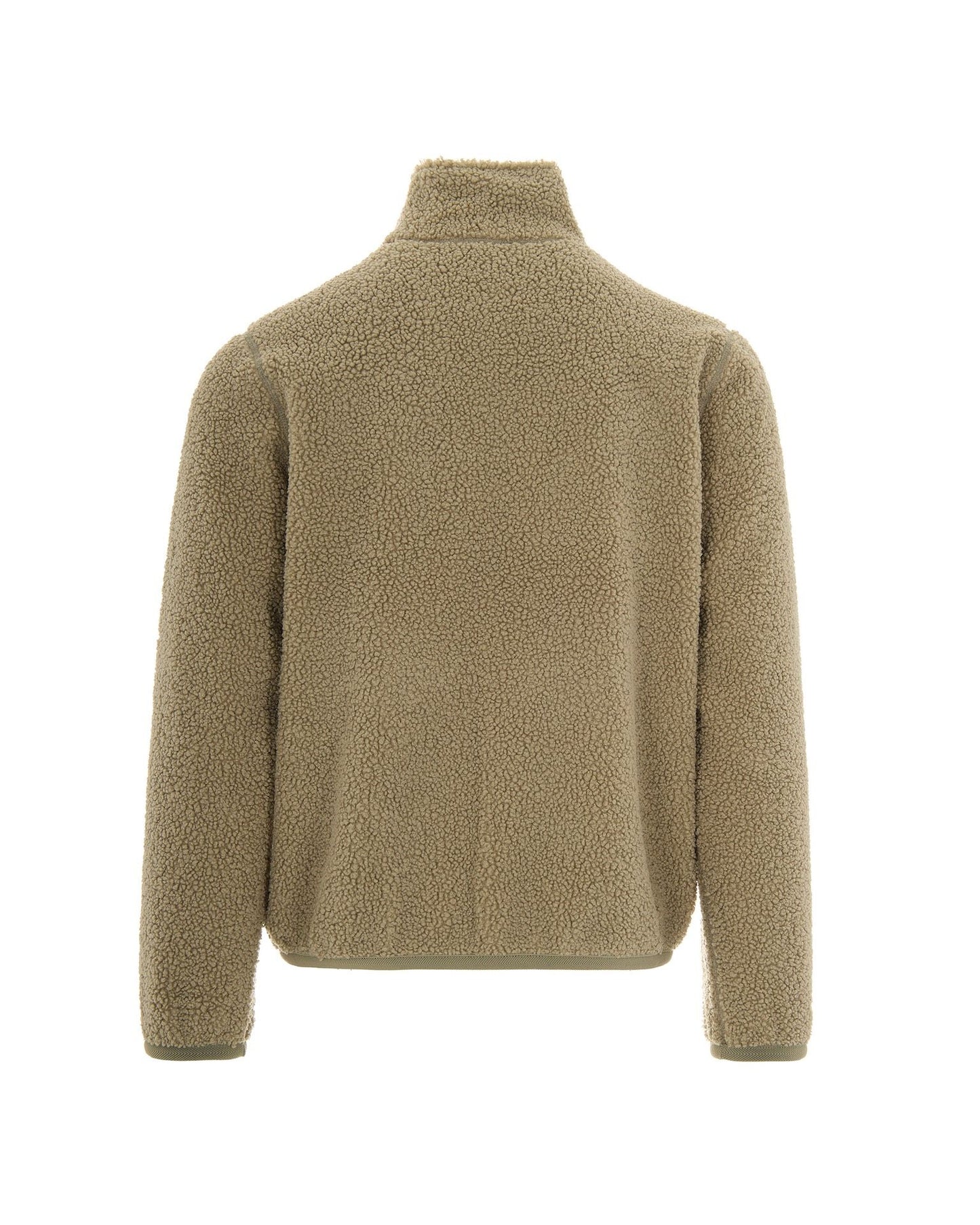 K-WAY Giubbotto felpa in pile reversibile con zip e cappuccio PASCAL SHERPA POLAR DOUBLE