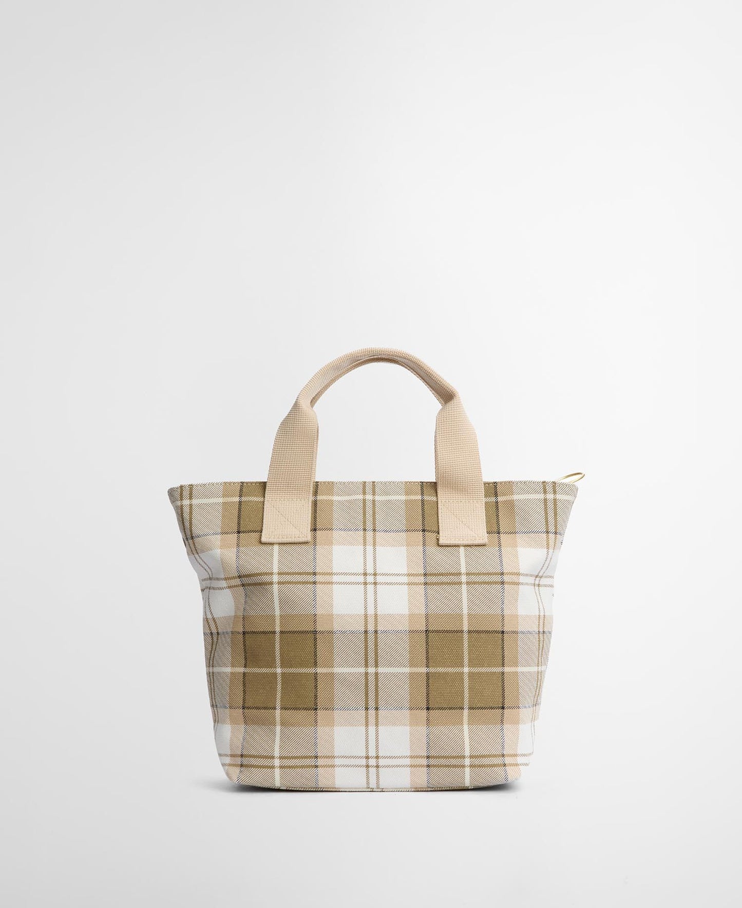 BARBOUR Borsa donna con tracolla piccola tartan beige MAISY
