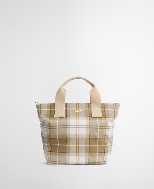 BARBOUR Borsa donna con tracolla piccola tartan beige MAISY