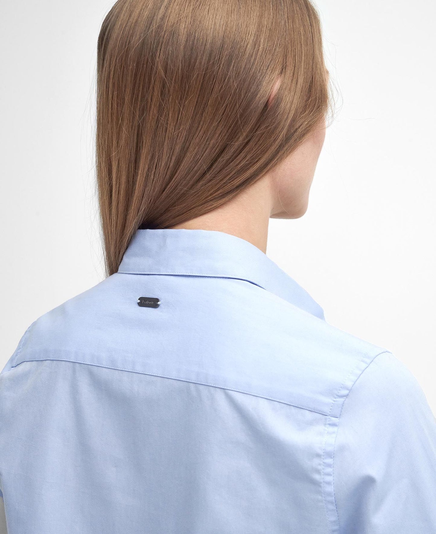 BARBOUR Camicia donna maniche lunghe con inserto tartan nel sottocollo DERWENT