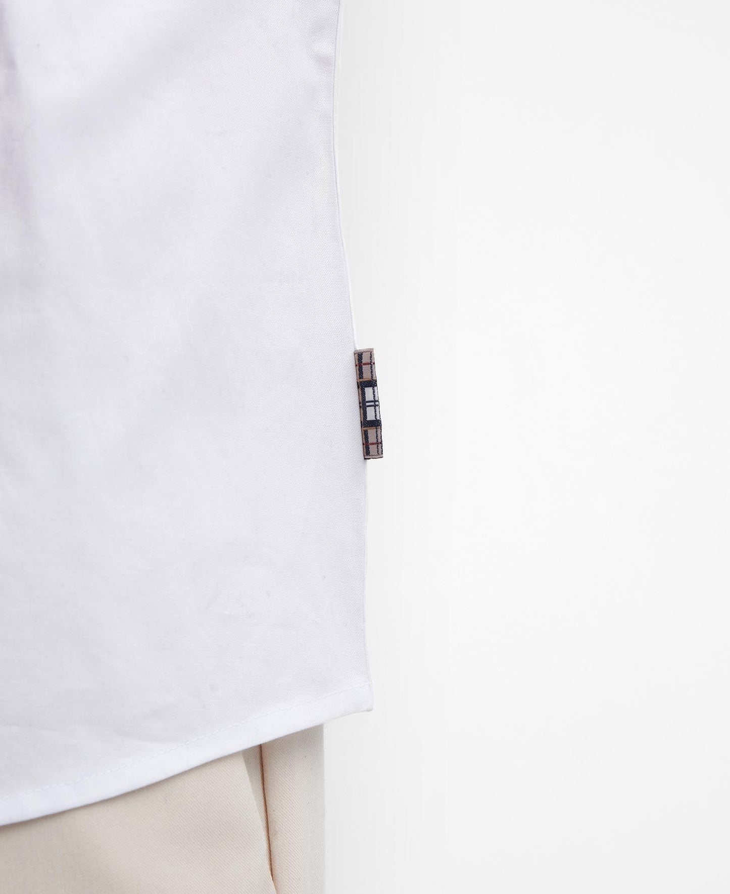 BARBOUR Camicia donna maniche lunghe con inserto tartan nel sottocollo DERWENT