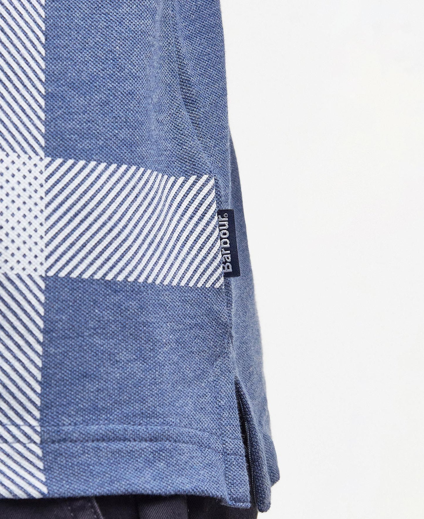 BARBOUR Polo uomo maniche corte in disegno tartan all over BLAINE POLO