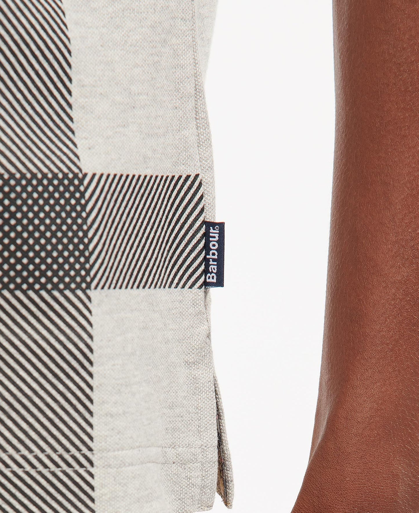 BARBOUR Polo uomo maniche corte in disegno tartan all over BLAINE POLO