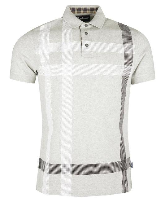 BARBOUR Polo uomo maniche corte in disegno tartan all over BLAINE POLO