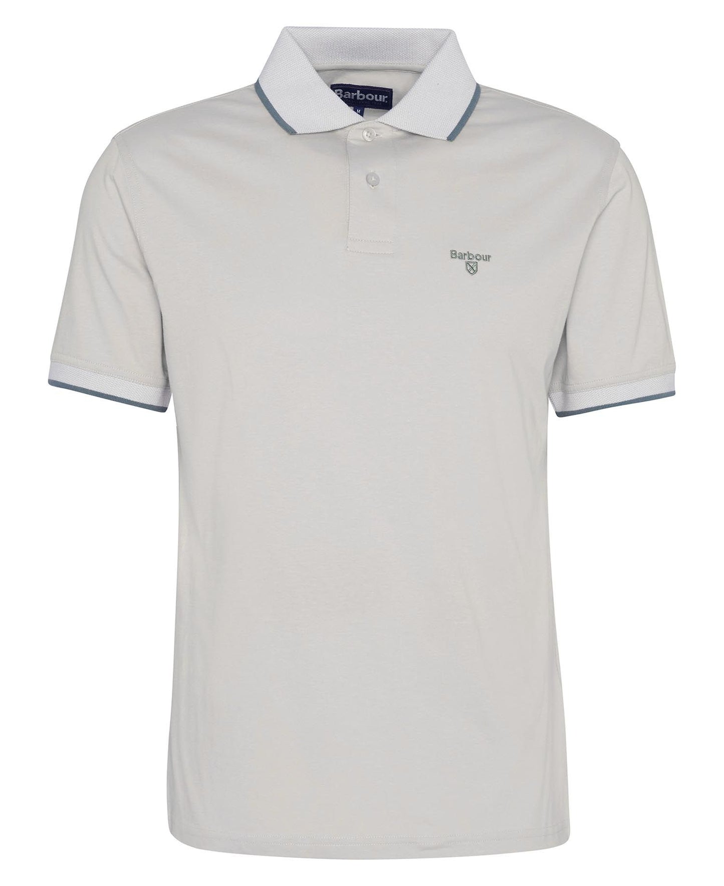 BARBOUR Polo uomo maniche corte in jersey di cotone