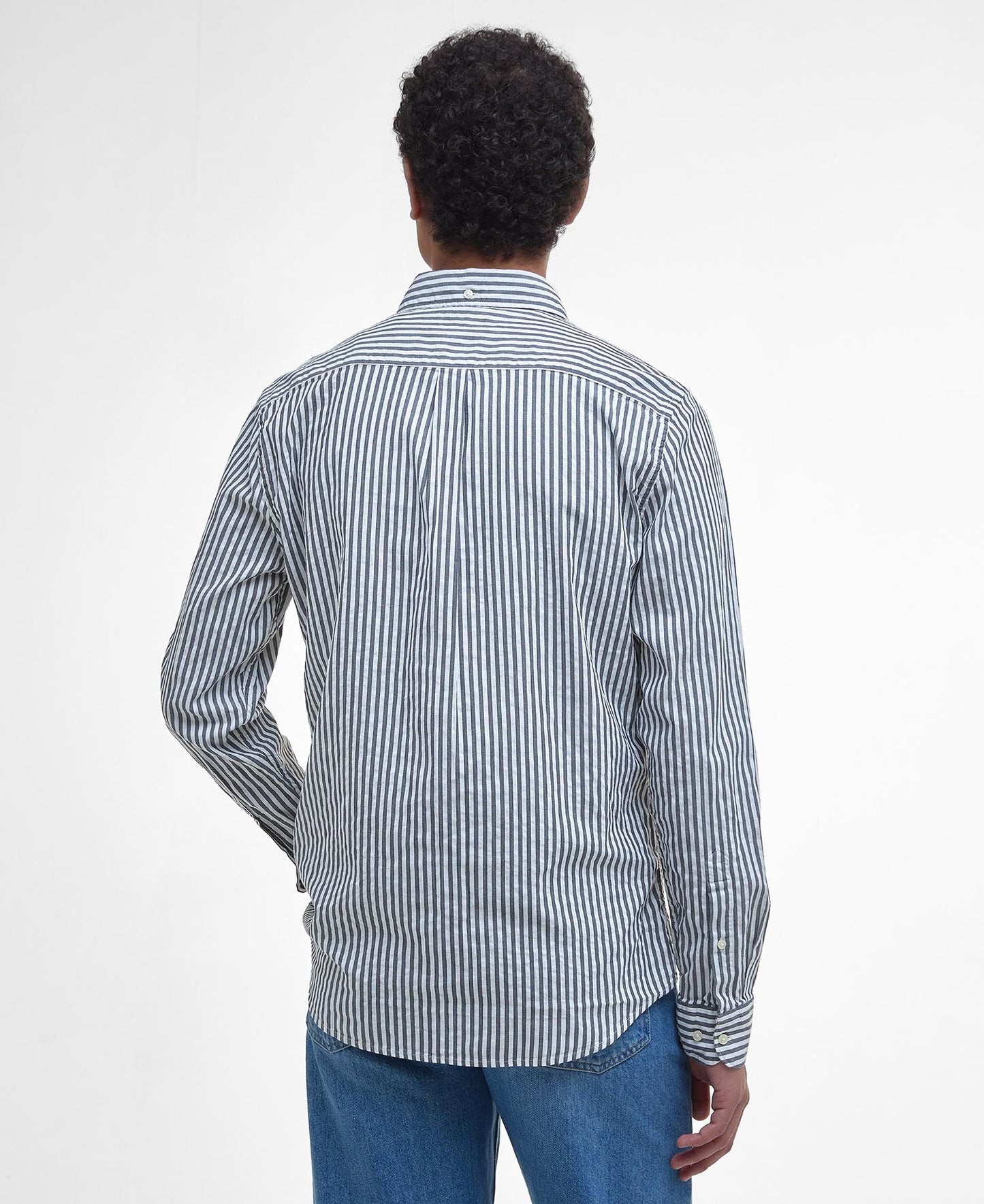 BARBOUR Camicia uomo maniche lunghe in cotone leggero motivo a righe CRESSWELL