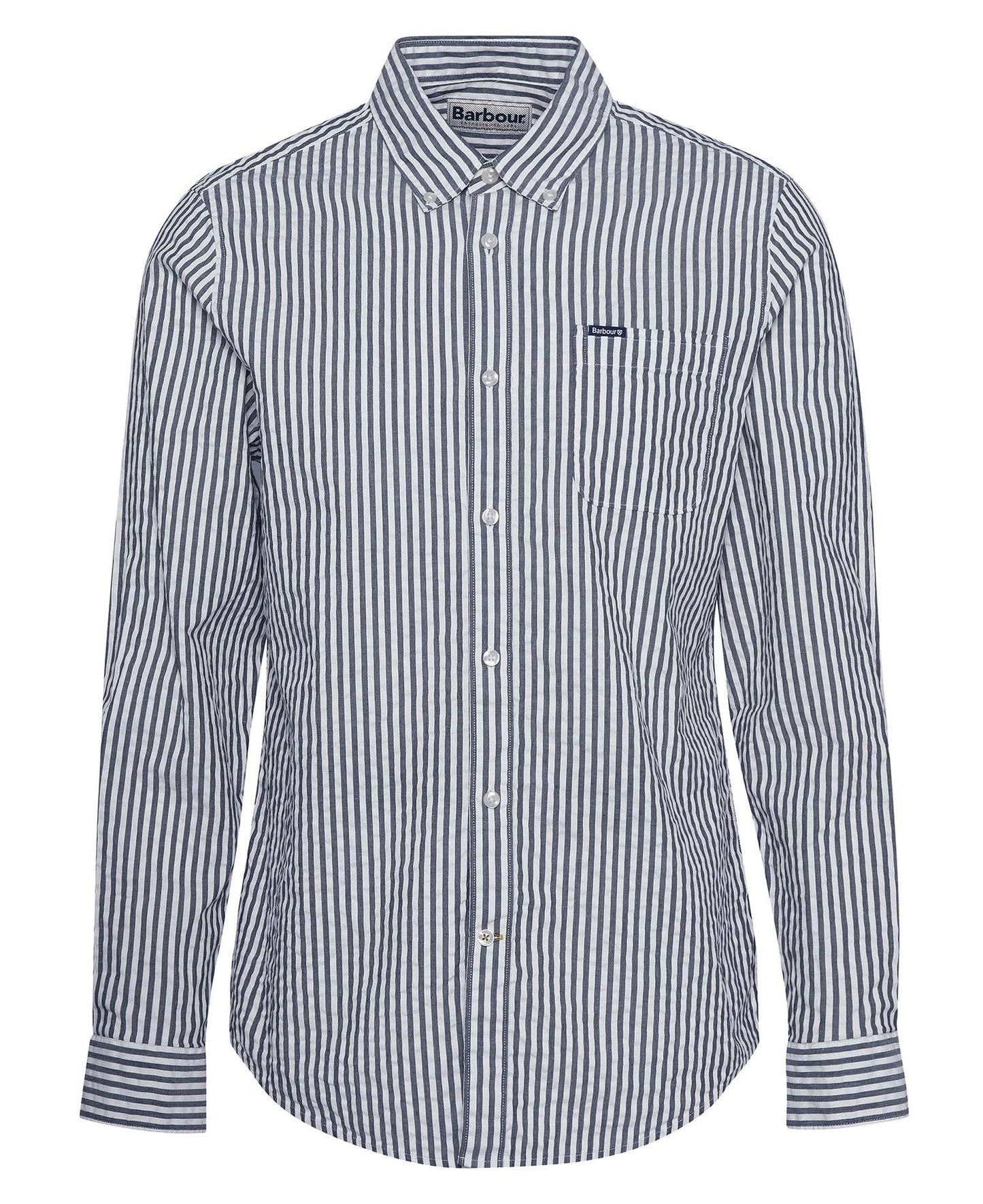 BARBOUR Camicia uomo maniche lunghe in cotone leggero motivo a righe CRESSWELL