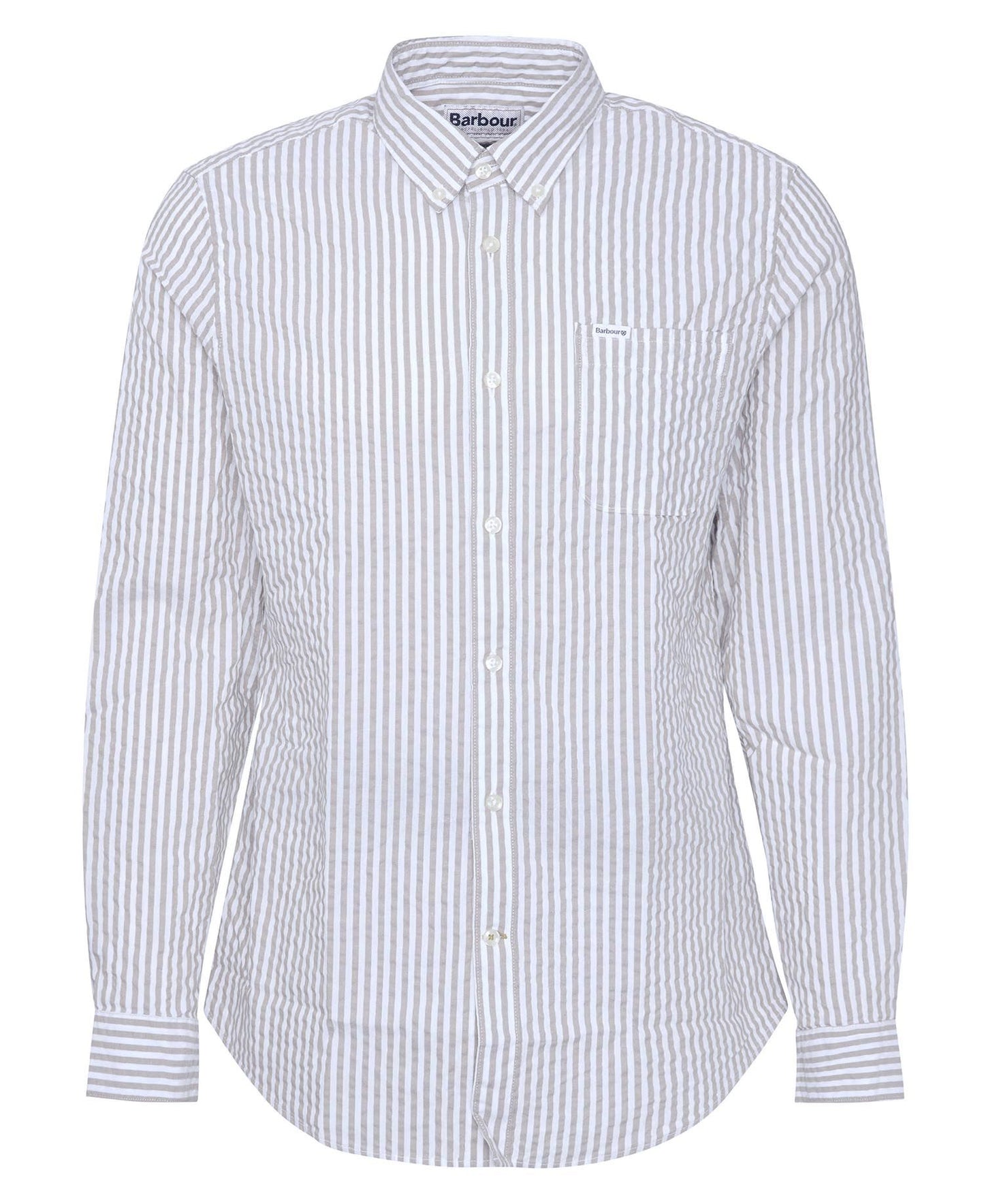 BARBOUR Camicia uomo maniche lunghe in cotone leggero motivo a righe CRESSWELL