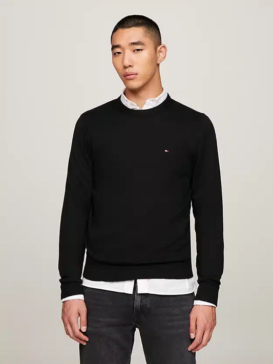 TOMMY HILFIGER Maglia uomo girocollo misto cashmere