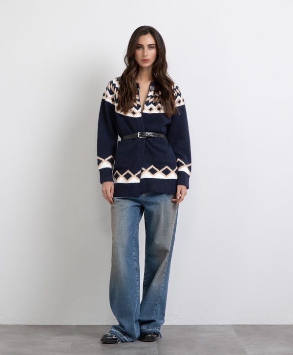 MARKUP Cardigan over lurex